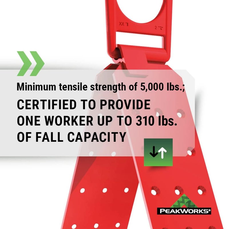 Peakworks Temporary Roof Anchor Bracket - Stainless Steel Safety Roof Top Anchor Bracket for Roofing Work - Industrial  Construction  Roofing Fall Protection - ANSI & OSHA Compliant - Image 5